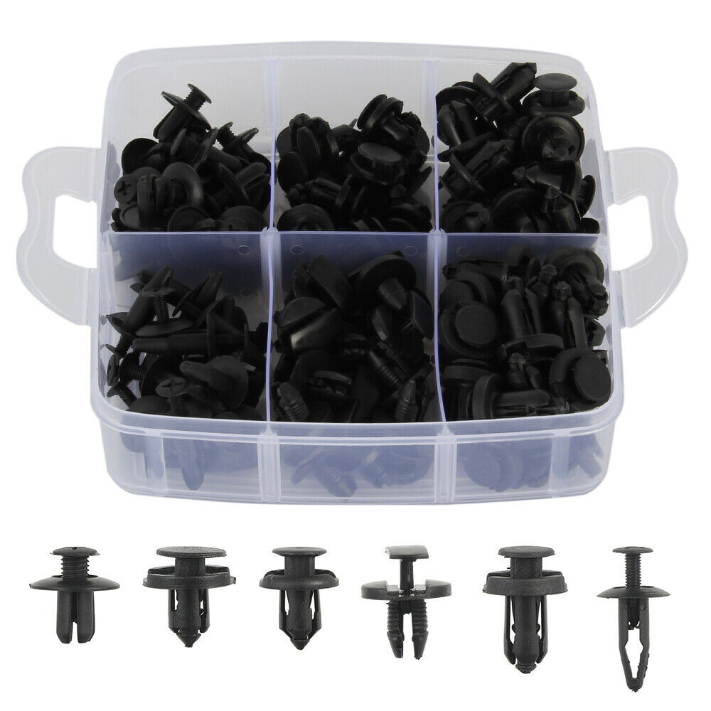 651PCS Car Body Trim Clips Retainer Bumper Auto Panel Push Plastic Fastener Kit