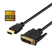 HDMI to DVI Adapter Cable, 1080P, Gold-Plated 3M