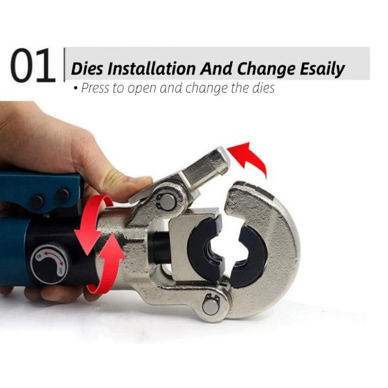 Copper Tube Fittings Hydraulic Pipe Crimping Tools Kit Jaw
