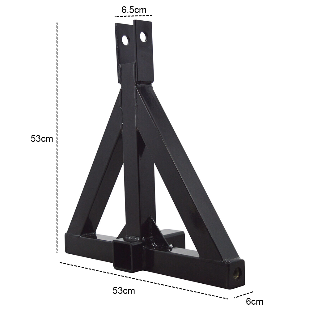 Heavy Duty 3Point 2 Receiver Trailer Towing Hitch Cat.1 Tractor Tow Hook Drawbar
