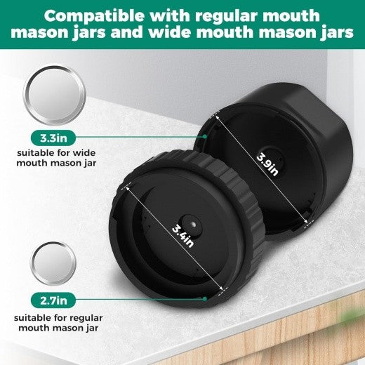 Electric Mason Jar Vacuum Sealer - Jar Vacuum Sealer for Canning Jars