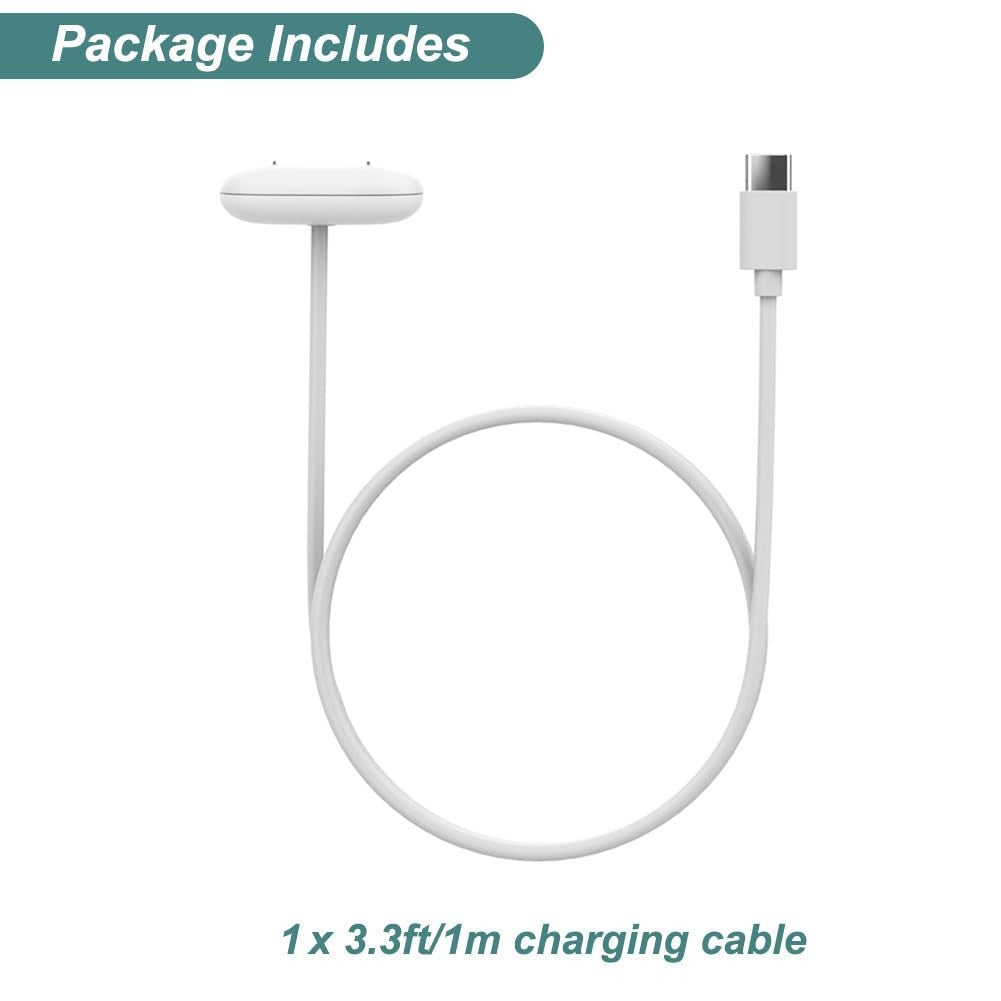 Type-C Magnetic Charger Cable for Google Fitbit Air Edge Activity Tracker 1m