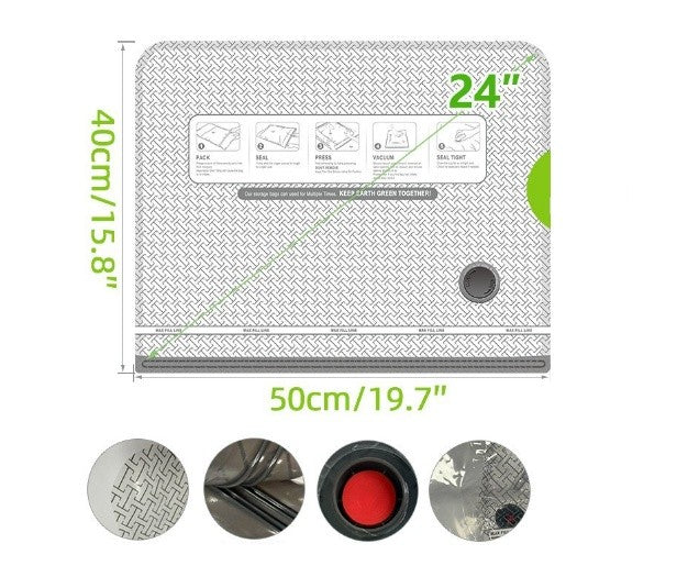 15 Pack Vacuum Storage Bags with Rechargeable Electric Pump Travel Space Saver