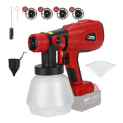 Paint Sprayer Fits Milwaukee 18V Battery Spray Gun Brushless Motor