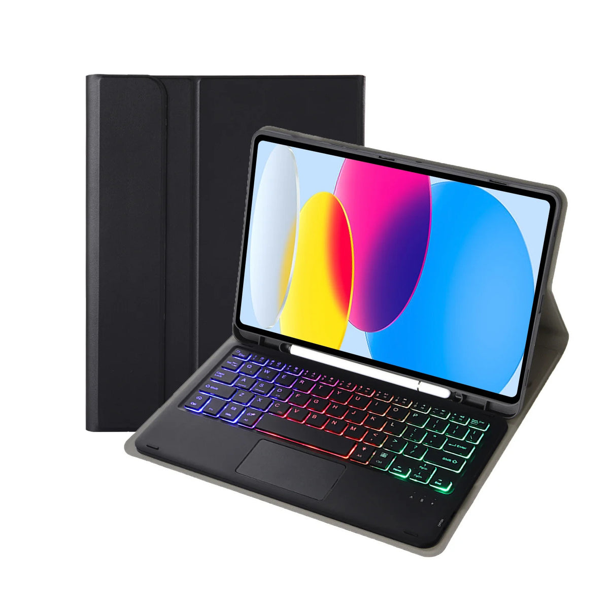 iPad 10.9" Case (10th Gen 2022), iPad 11 (A16 2025) Touchpad Keyboard Case