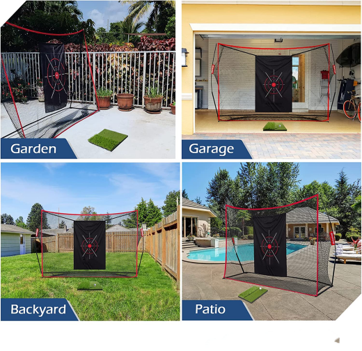 300x213cm Golf Practice Net with Target Cloth