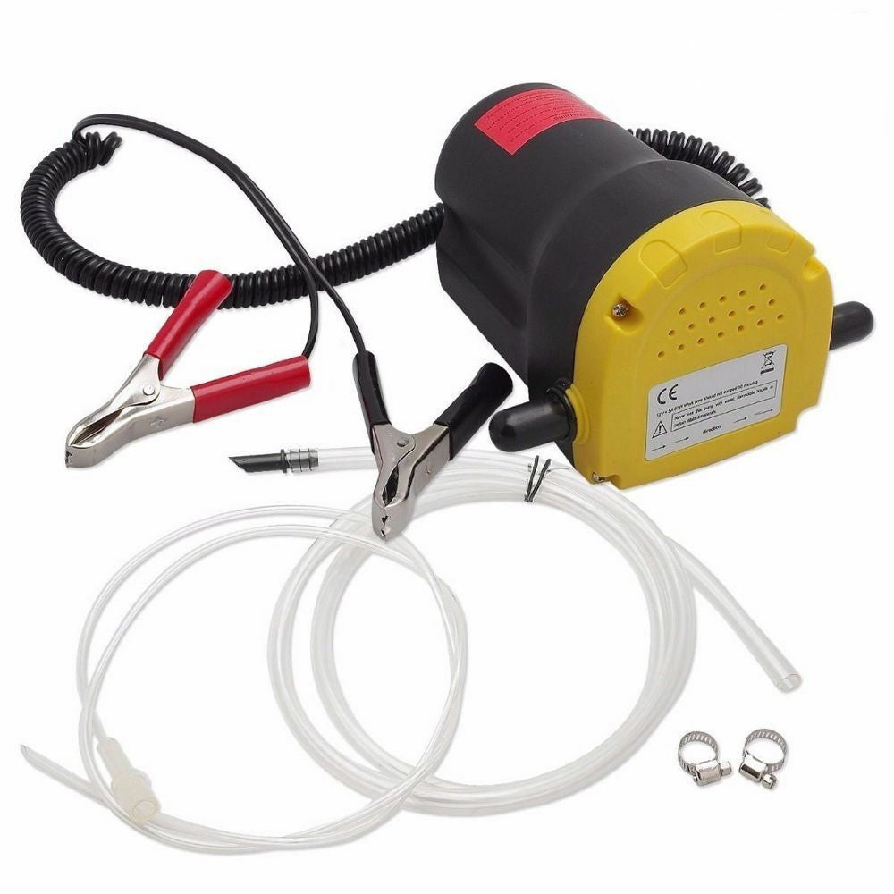 12V Oil Diesel Extractor Suction Pump Transfer Fluid Change Car Boat 60W New