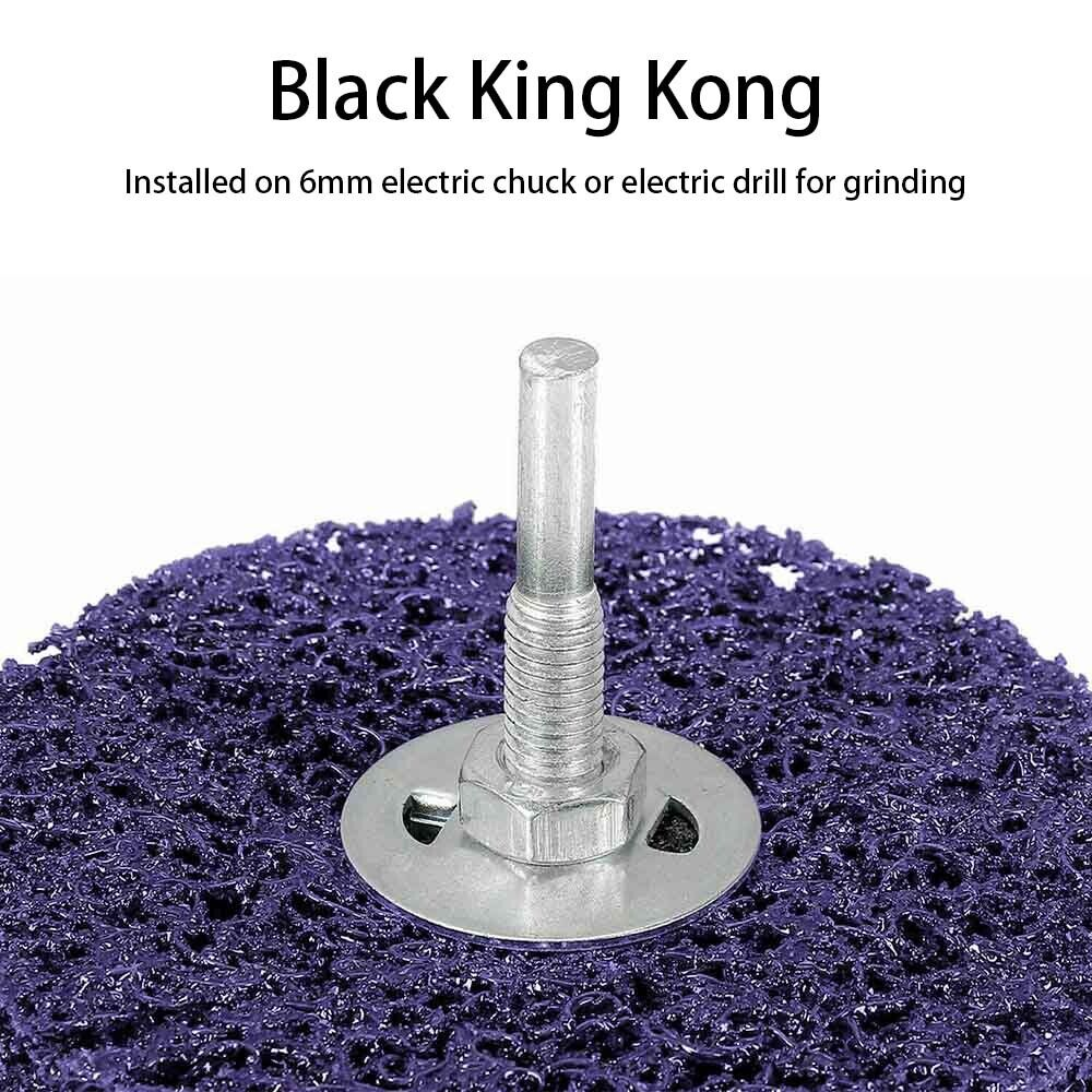 5Pcs 100mm Poly Strip Discs Wheel Paint Rust Removal Clean For Electric Drill