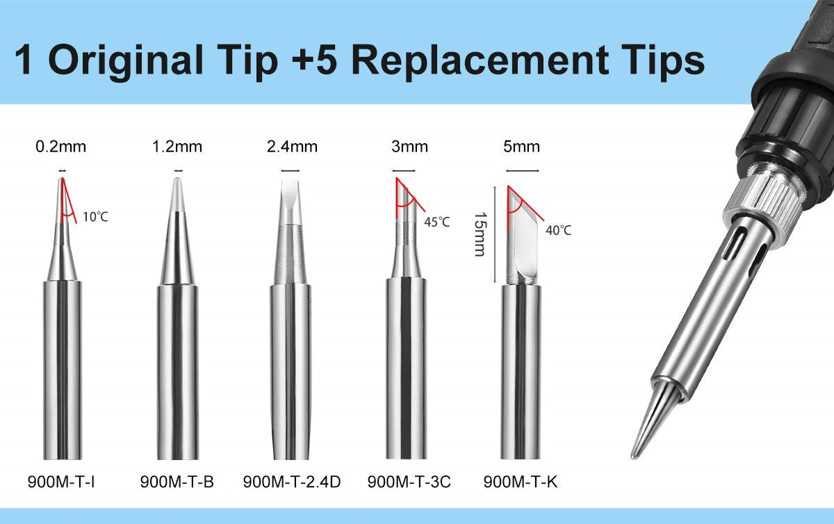 Electric Soldering Iron Station Kit