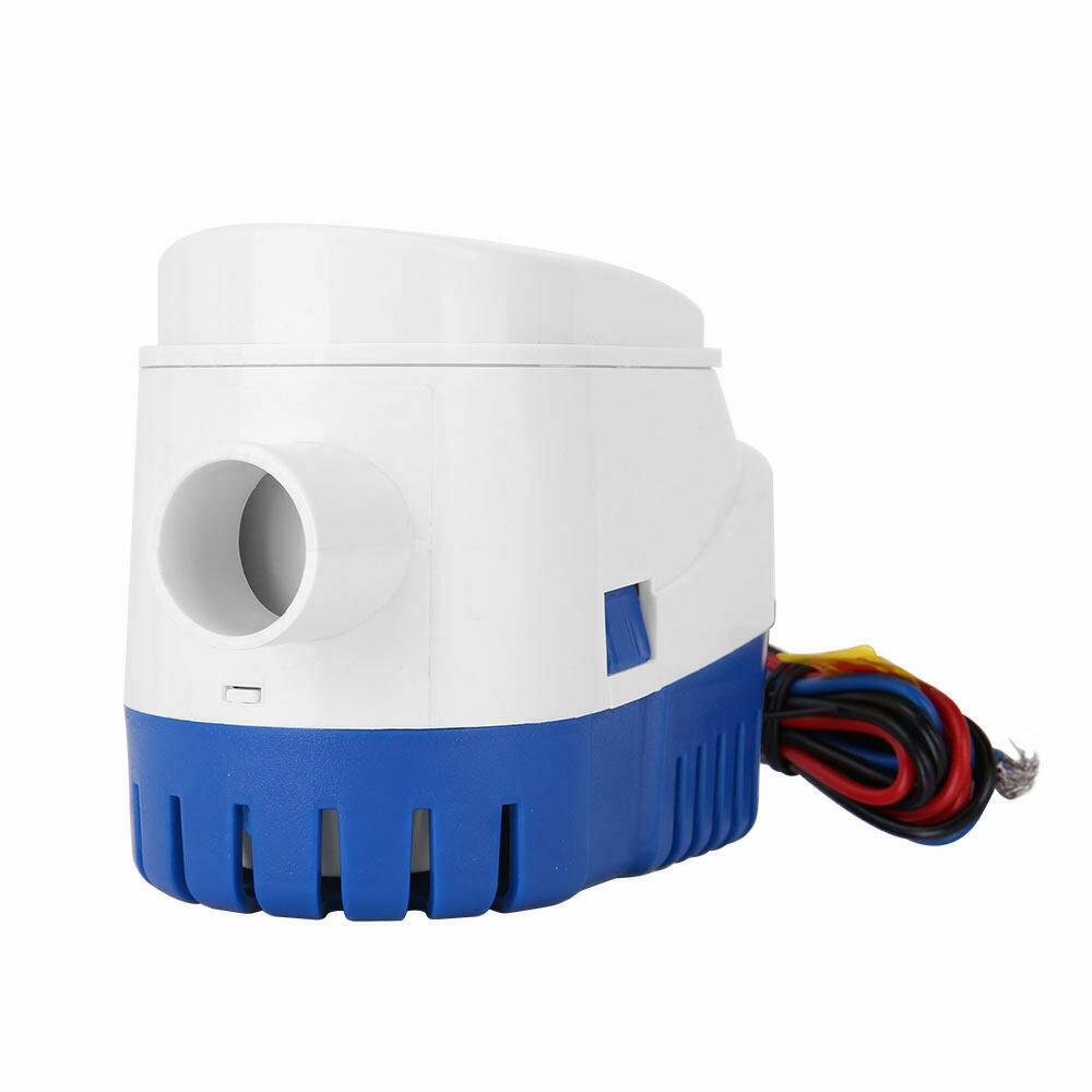 12V Bilge Pump Boat Automatic Water 1100GPH Auto Marine Submersible Float Switch