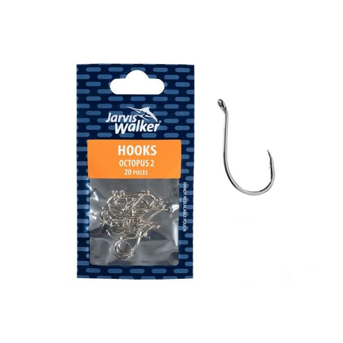 Jarvis Walker Octopus Nickel Hooks (Size 4/2/1)