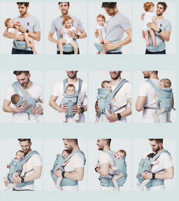 Ergonomic Infant Baby Carrier With Hip Seat Stool