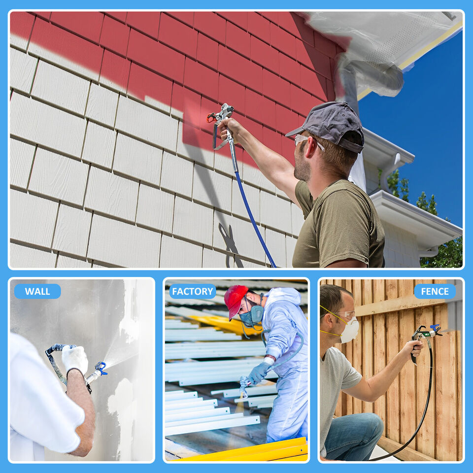 Airless Paint Sprayer Tips Reversible Spray Gun Nozzle Filters Machine Replace