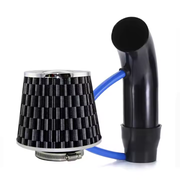 Universal 3'' Cold Air Intake Filter Car Aluminum Induction Kit Pipe Hose System