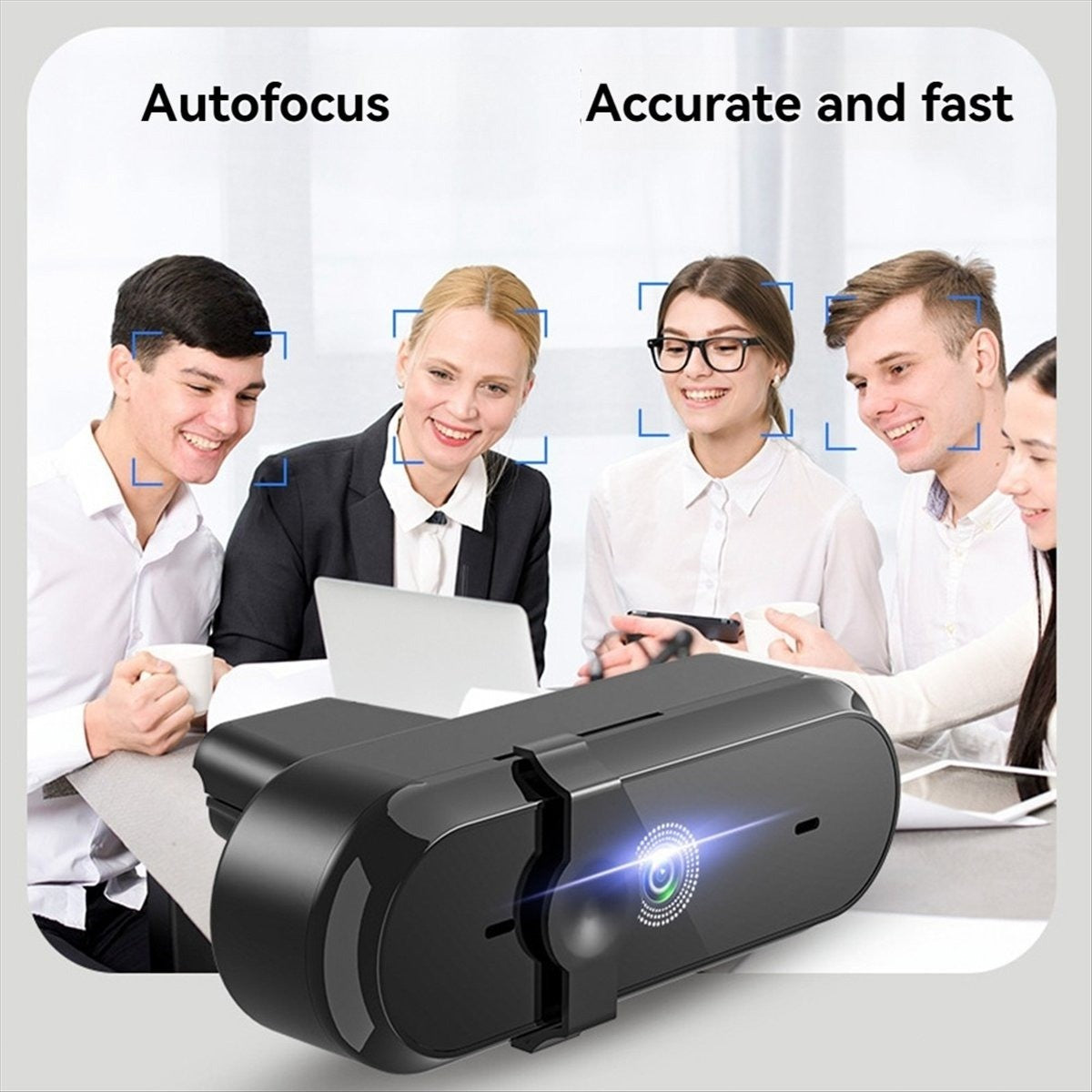 2K HD USB Webcam Computer Camera for Live Streaming Video Conference