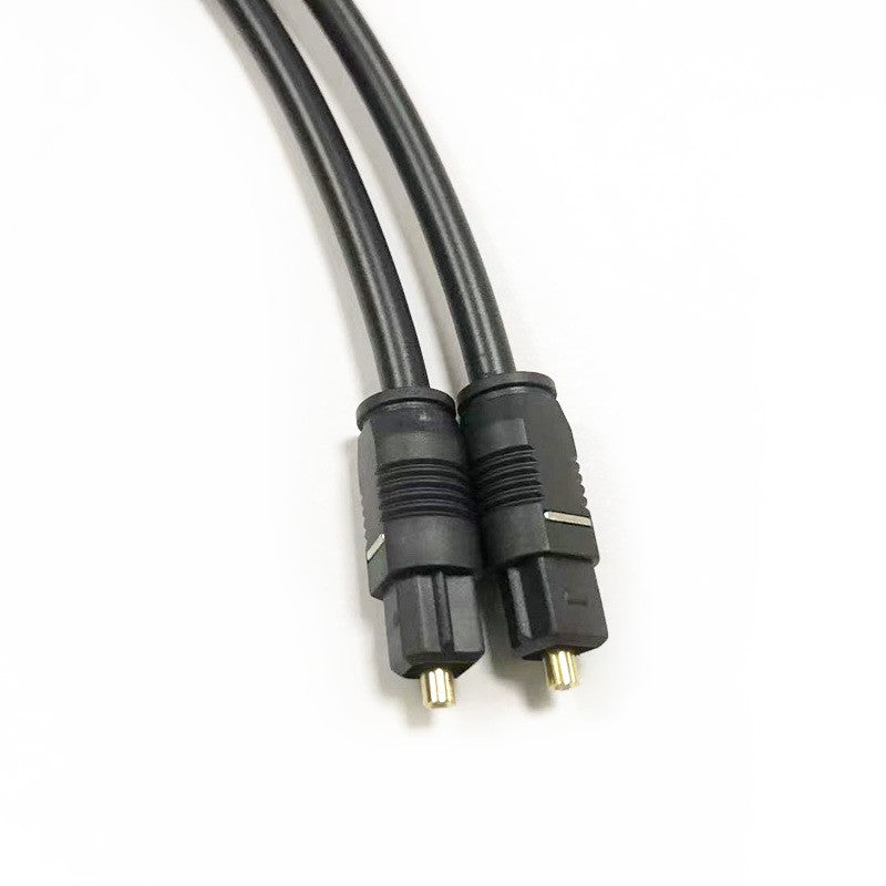 Ultra Premium Optical Fibre Digital Audio Cable Lead Cord Toslink Black SPDIF 1M