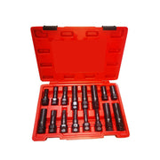 16 Piece Wheel Lock Key Removal Kit Tools Car Tire Anti-theft Nut Sockets
