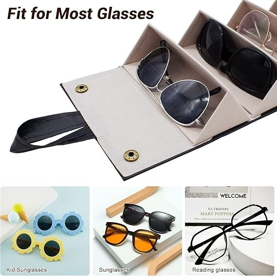 Travel Sunglasses Organizer with 5 Slots