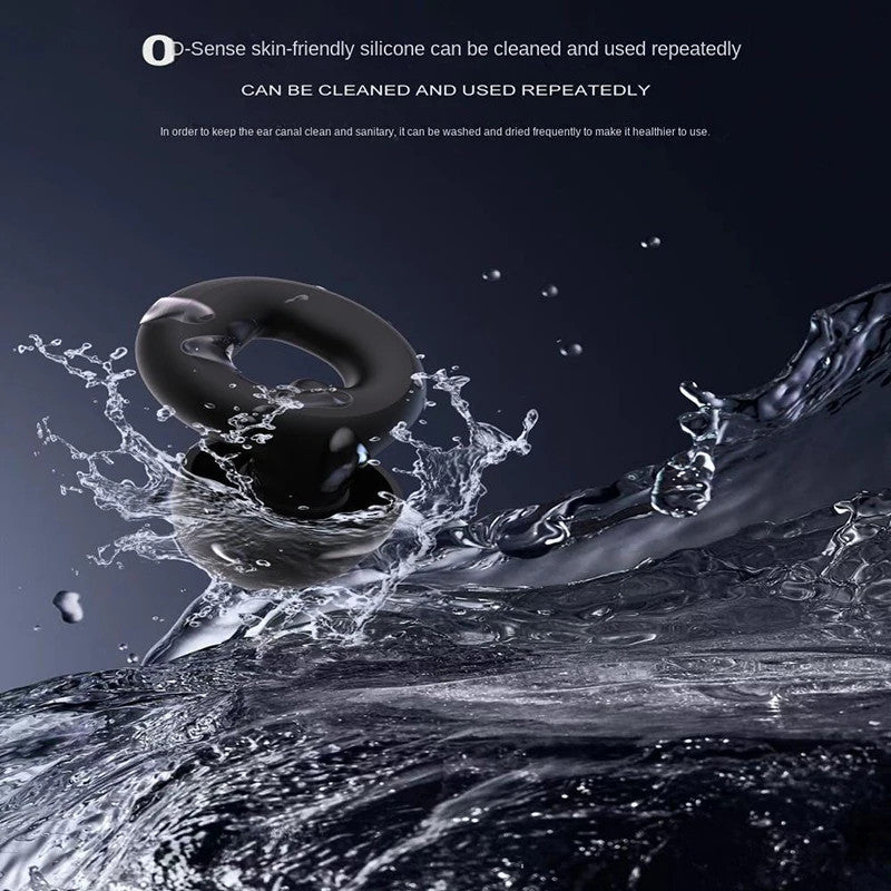 Noise Reduction Flexible Ultra Soft Reusable Silicone Ear Plug Study Sleep Plug