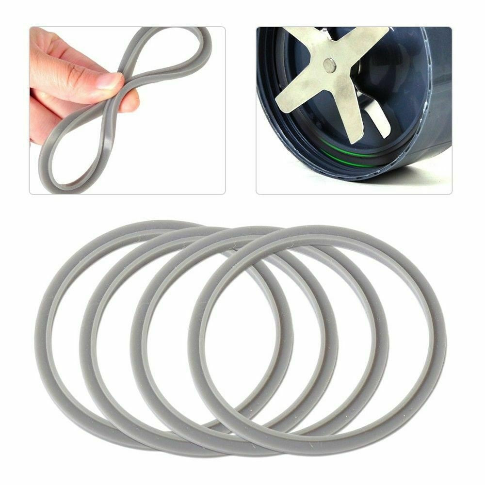 4Pcs Seal Rings For Nutribullet 900 Blade Cups Rubber Ring