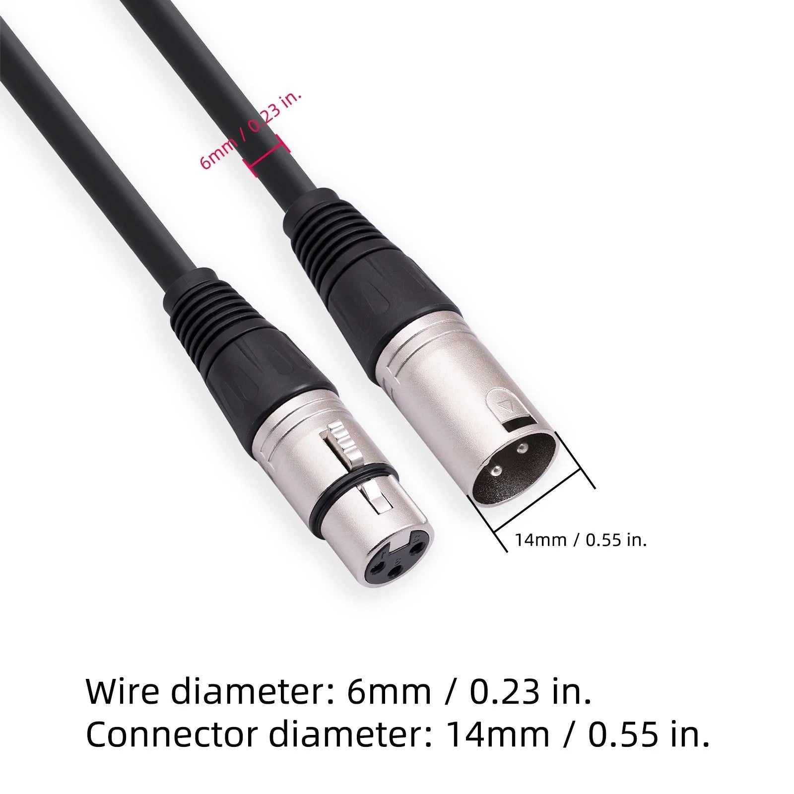3M XLR Microphone Cable