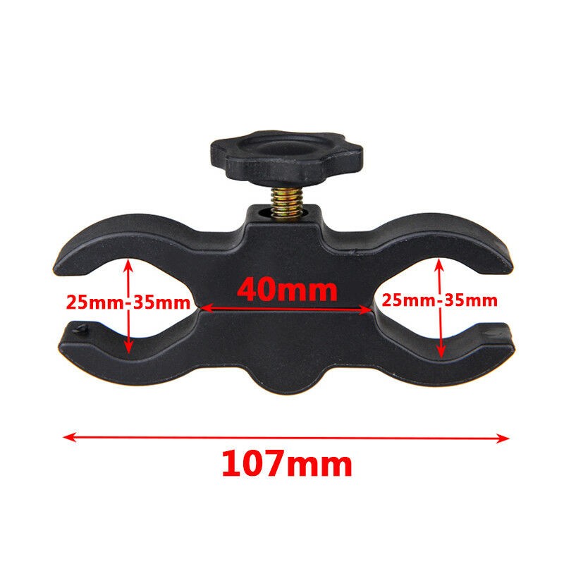 Tactical White Flashlight Hunting Torch Light Camping Lamp Scope Gun Mount