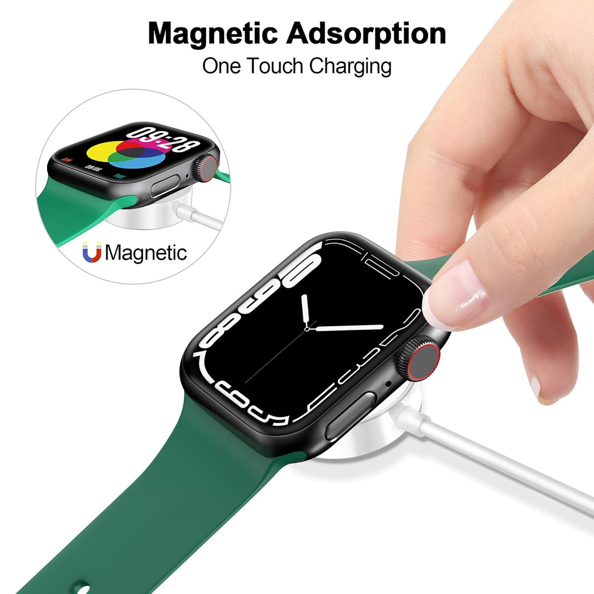 Magnetic USB Charging Cable for Apple Watch Fast Wireless Charger