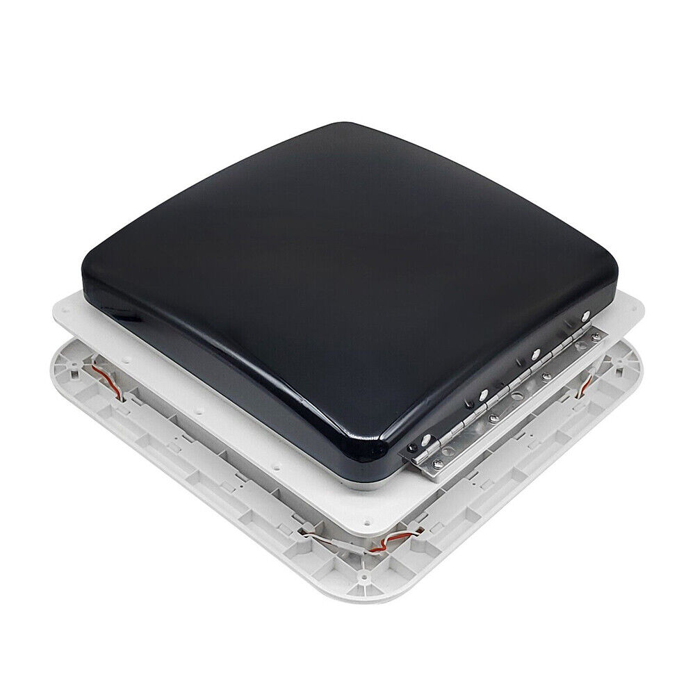 Caravan Camper 12V Shower Roof Hatch LED Lights & Vent Exhaust Fan