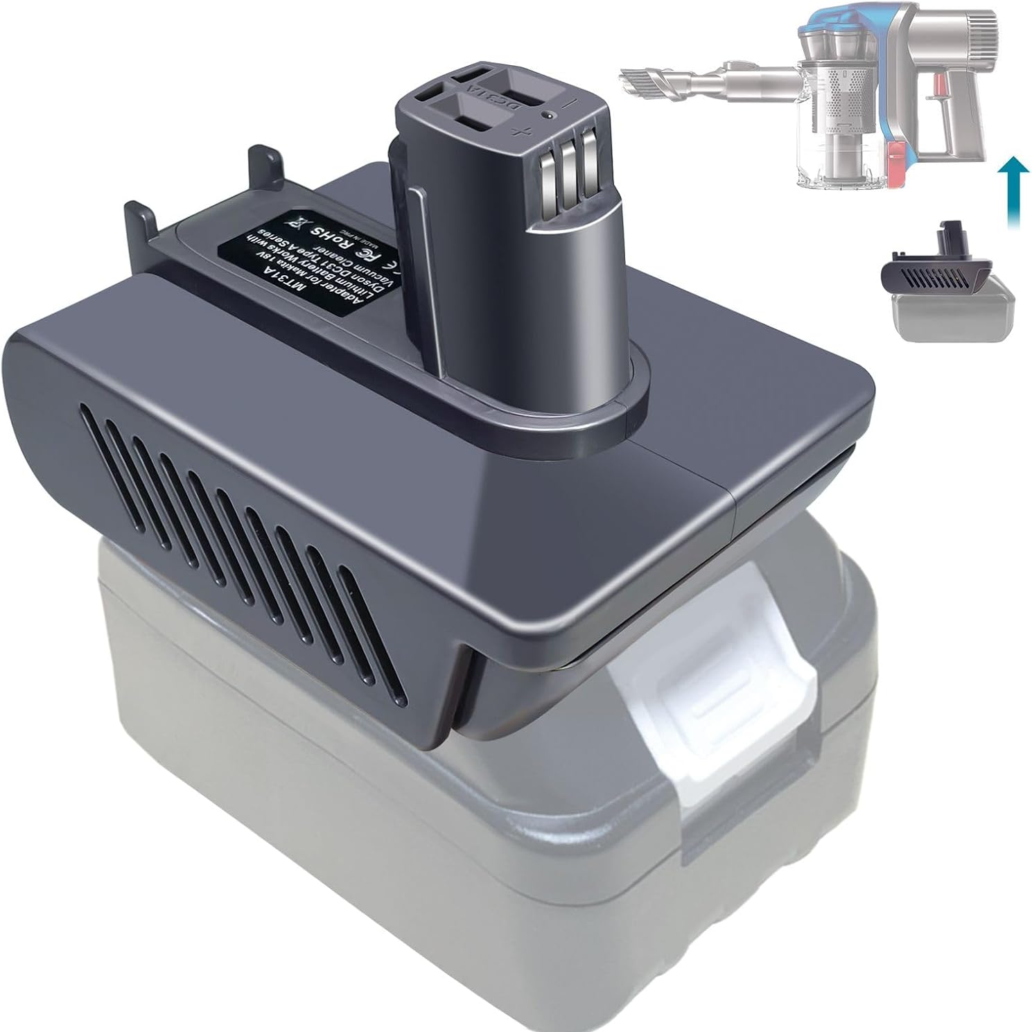 for Dyson Type A DC31 DC30 DC31 DC34 Battery Adapter Fits Makita 18V Battery