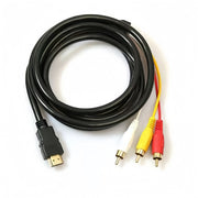 HDMI to 3 RCA Video Audio Converter Cable
