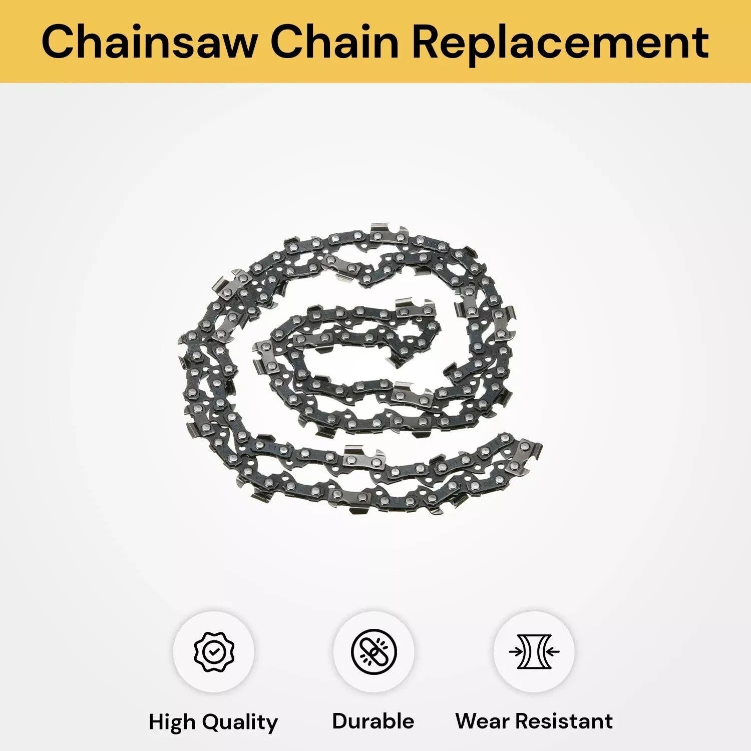 20'' Chainsaw Chain Blade Saw Replace Semi Chisel