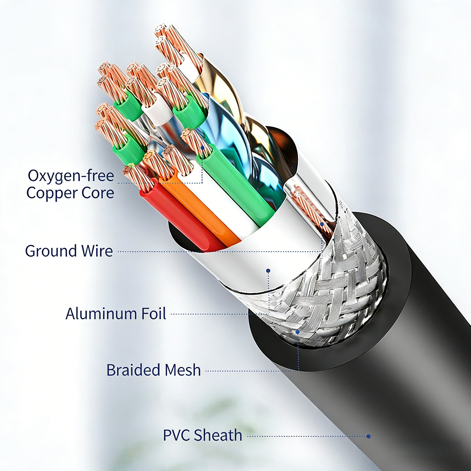 HDMI Male to Female Extension Cable 0.5M