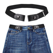 Buckle-free Elastic Womens Comfortable Invisible Belt for Jeans No Bulge Hassle