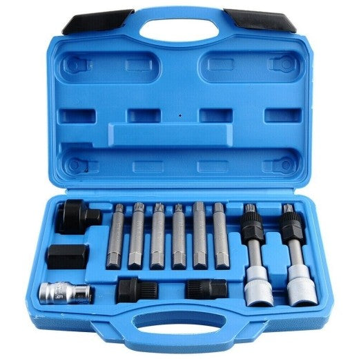 13 Pcs Alternator Pulley Tool Kit, Alternator Pulley Removal Tool