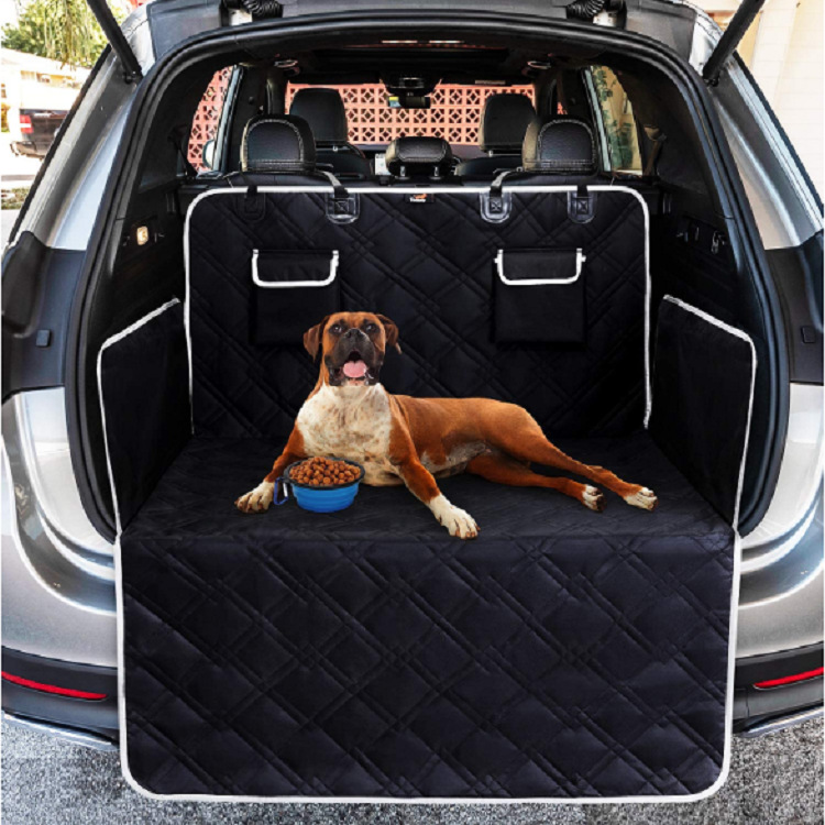 Dog Car Back Seat Cover Mat Pet Cat Protector Extender Hard Bottom Waterproof