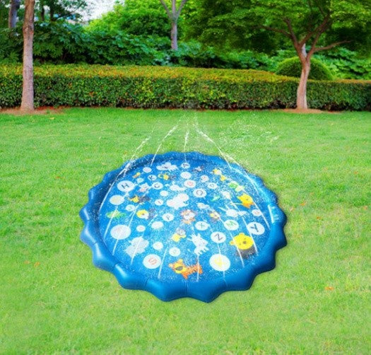 Kids Water Play Mat Sprinkler Splash Pad 170CM