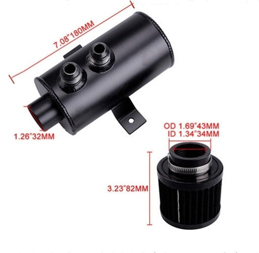 750ml Oil Catch Can Tank Kit