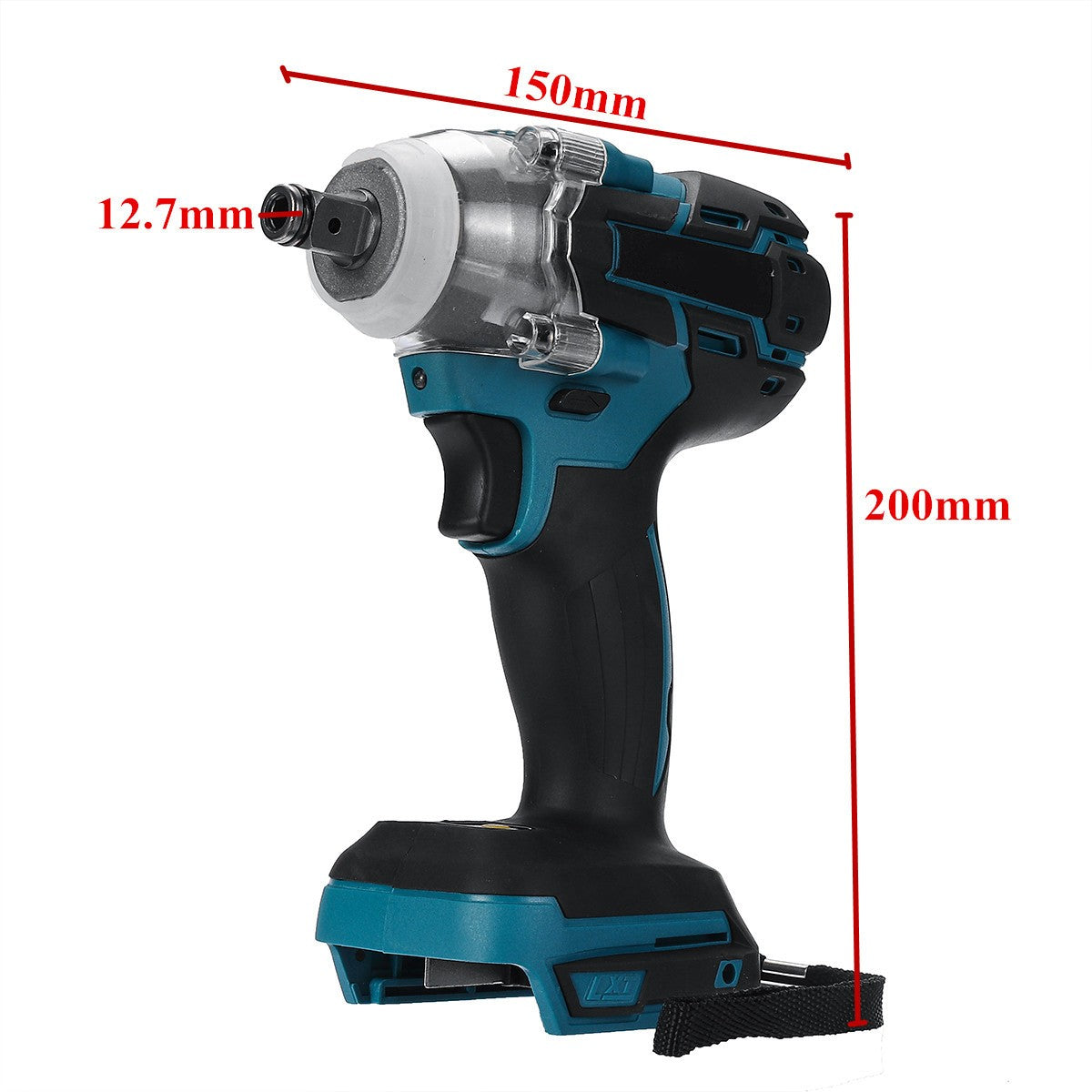 Brushless Cordless Electric Impact Wrench fits Makita 18V Battery 1/2 inch