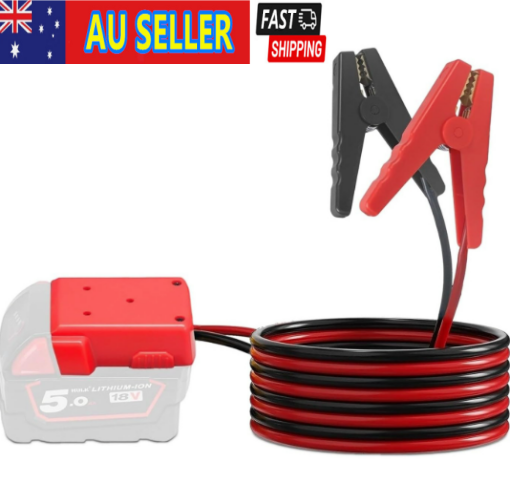 8AWG Jump Starter Cable for Milwaukee M18 Series Batteries