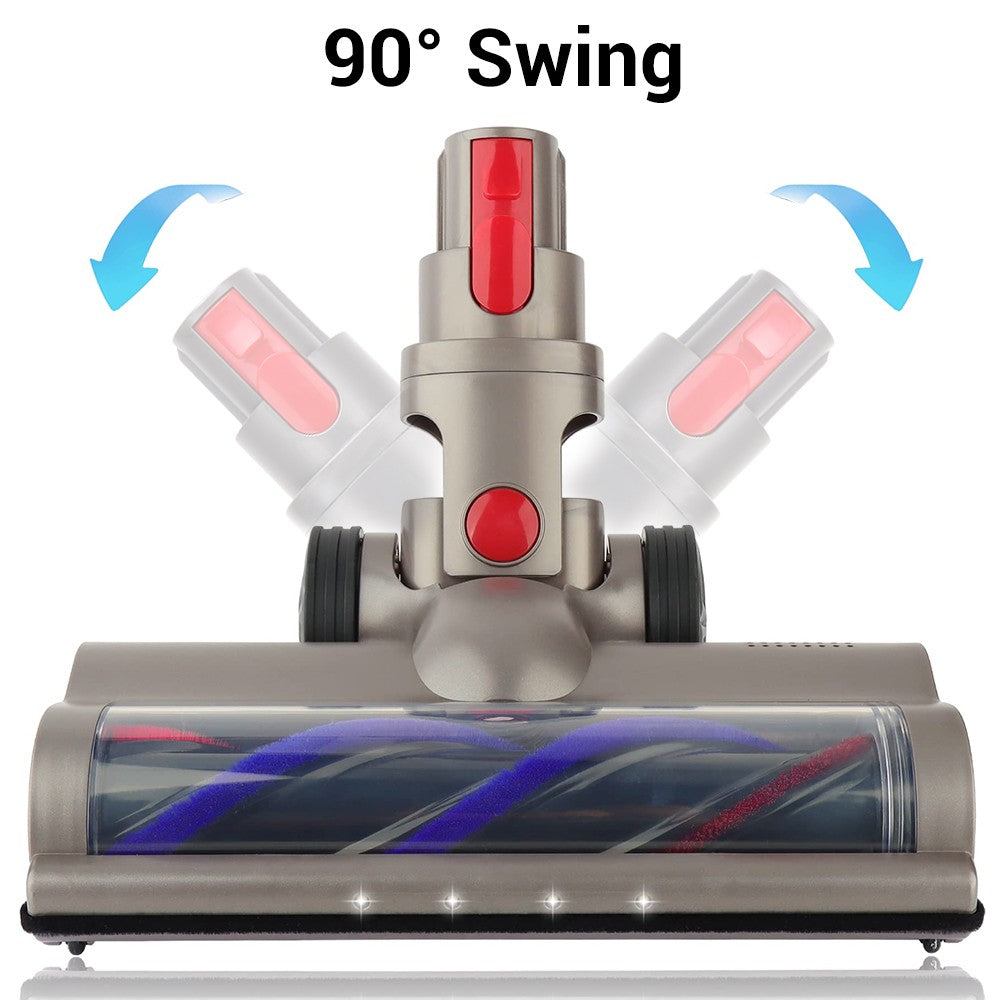 Turbo Brush Roller Head Electric Floor Carpet Head LED Dyson V7 V8 V10 V11 V15