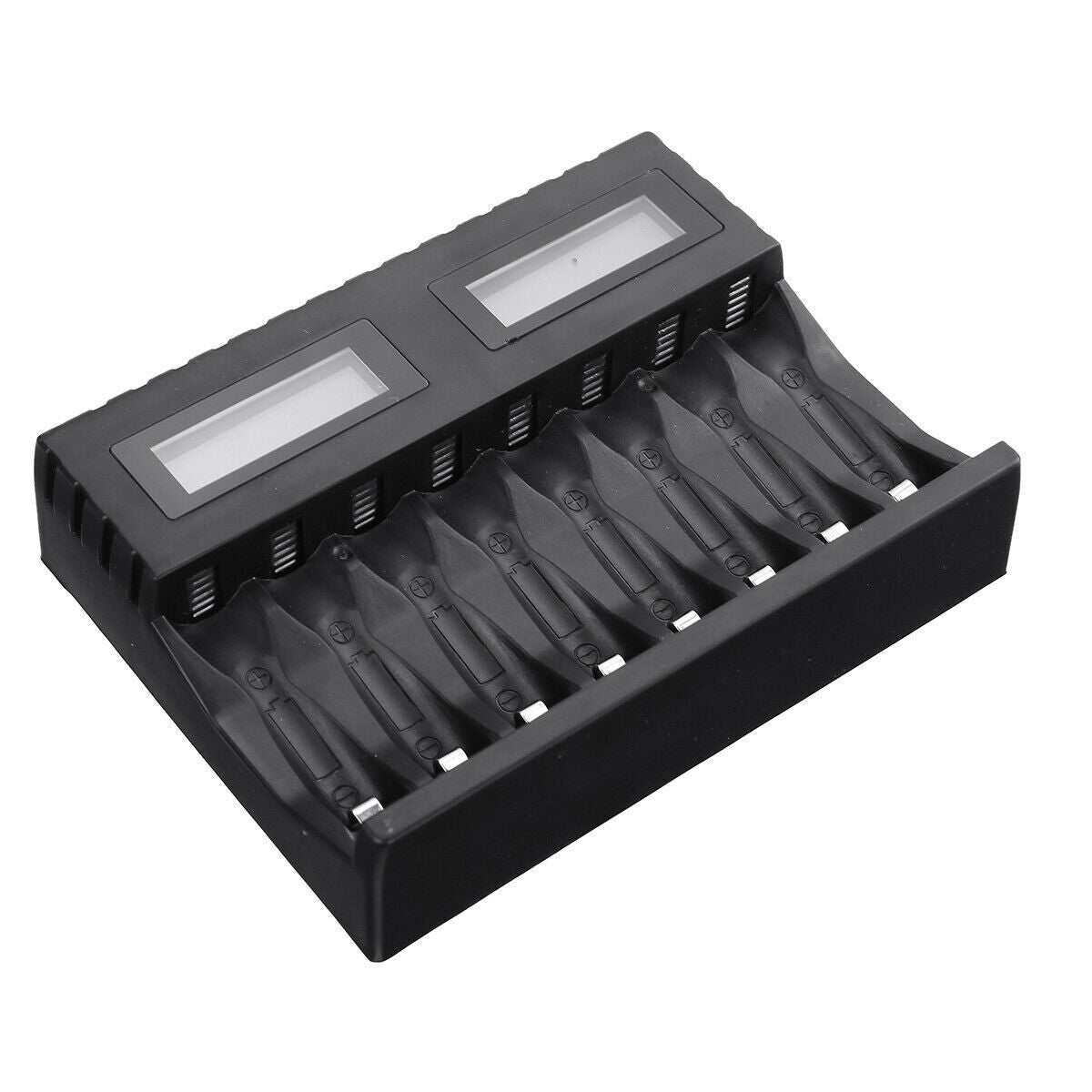 8 Slot Smart Battery Charger for AA/AAA Rechargeable Batteries