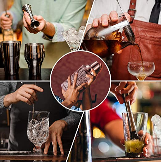 17 PCS Cocktail Shaker Set