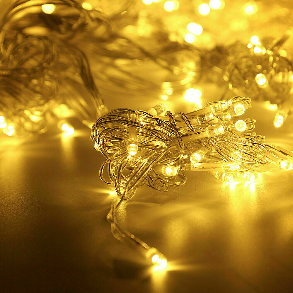 6X3M 600 Led Curtain Fairy String Lights Wedding Outdoor Christmas Garden Party