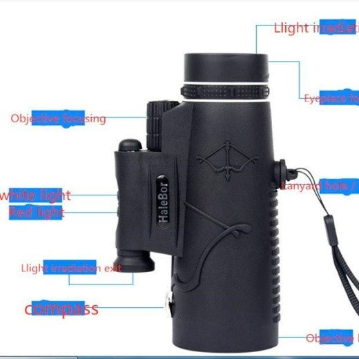Night Vision Monocular Telescope 50X Outdoor for Hunting