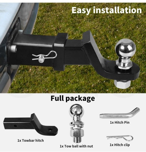Tow Bar Tongue Hitch 5/8 Drop Towbar Ball Mount