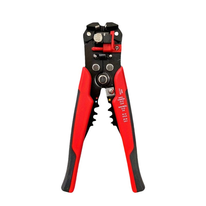 Self-Adjusting Wire Stripper and Crimping Tool – Strips 10-24 AWG