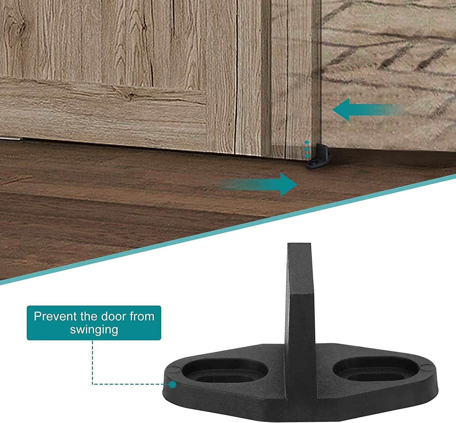 1.83M Sliding Barn Door Hardware Kit