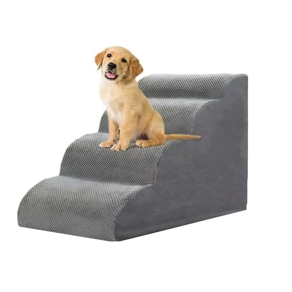 4-Step Pet Ramp Stairs for Beds Couches Dog Steps for Small Dogs, Cats or Pets