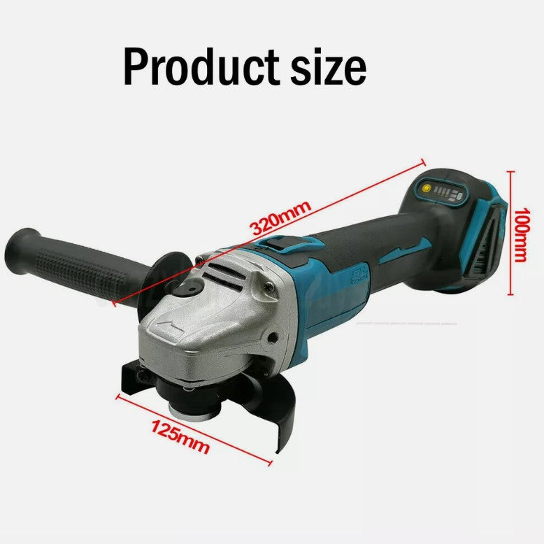 125mm Brushless Angle Grinder Fit Makita Battery 18V