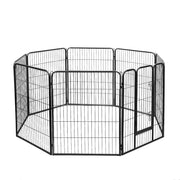 Pet Dog Playpen Cage Enclosure Fence Puppy Play Pen 60x80cm 8 Panels